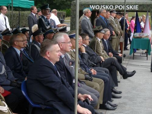 Uroczyste obchody Święta Wojska Polskiego przy Pomniku Żołnierza Polskiego w Katowicach